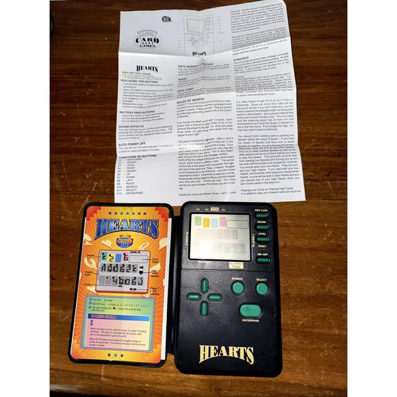 Vintage Classic Card Games Hearts 1994 Micro Games of America Tested/Works - Picture 5 of 5